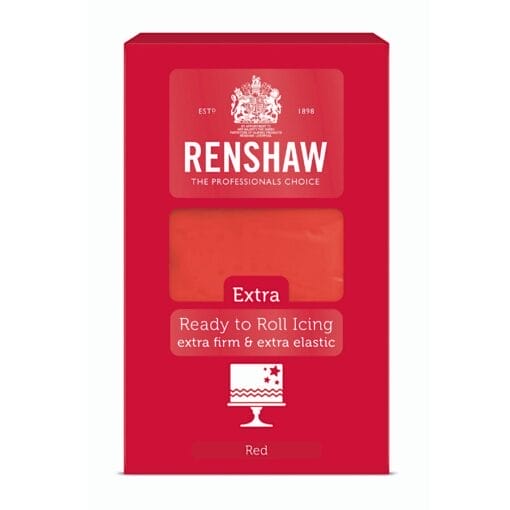 Fondant Renshaw Extra Rojo 1 Kg