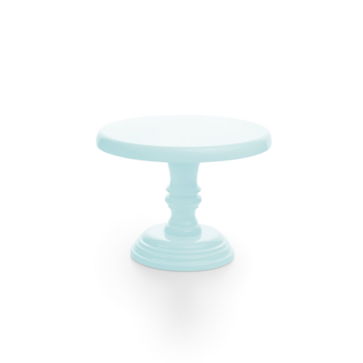 Stand Para Tarta "candy" Redondo - Azul 20 Cm
