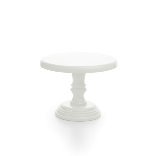 Stand Para Tarta "candy" Redondo - Blanco 20 Cm