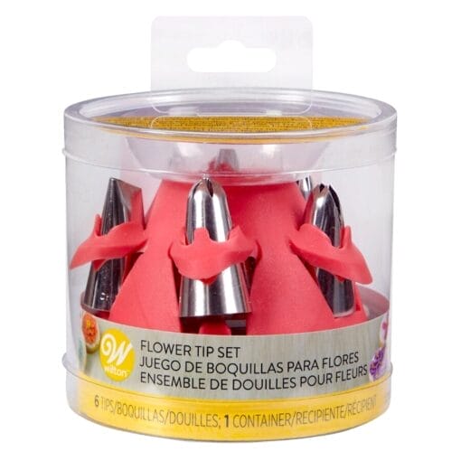 Set Coloca-y-lava Boquillas Para Flores Wilton