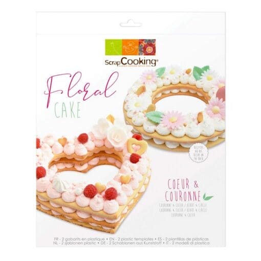 Plantillas Para Tartas Scrapcooking - Corazon Y Corona - Imagen 3