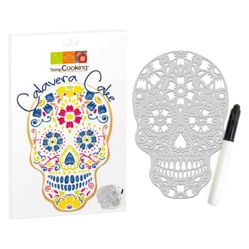 Plantillas Para Tartas Scrapcooking - Calavera - Imagen 3