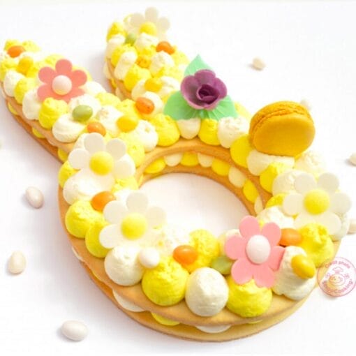 Plantillas Para Tartas Scrapcooking - Flor Y Conejo - Imagen 2