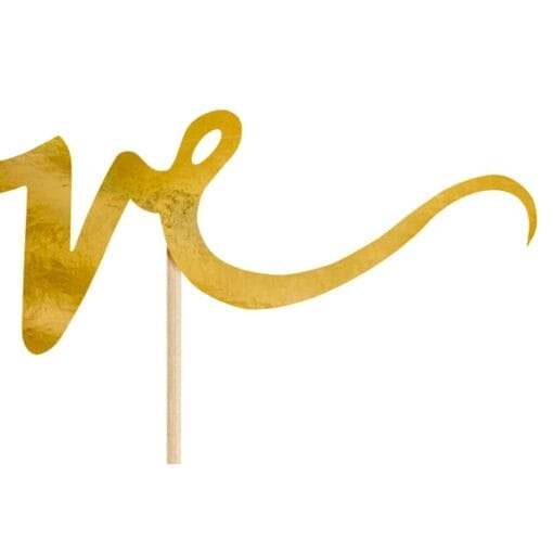 Topper Para Tarta Partydeco - Love Oro - Imagen 2
