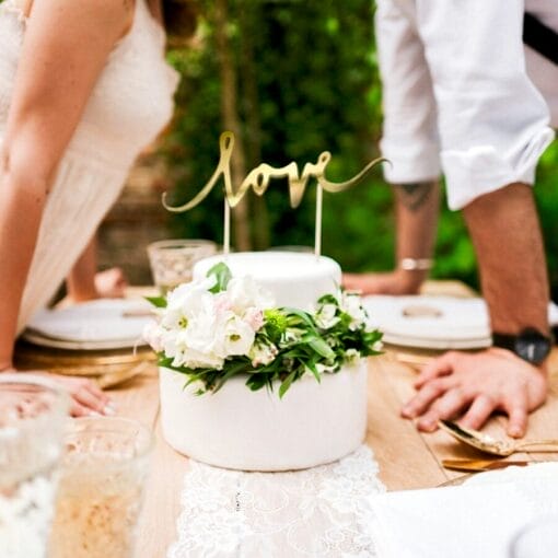 Topper Para Tarta Partydeco - Love Oro - Imagen 3