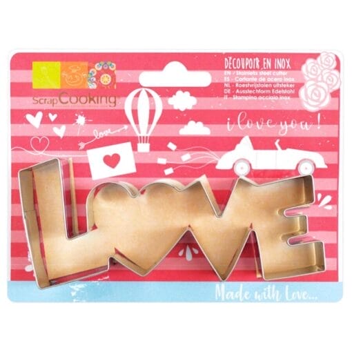 Cortador Para Galletas Scrapcooking - Love - Imagen 2