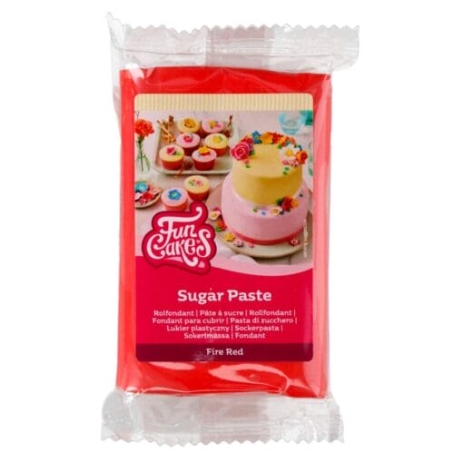 Fondant Funcakes - Rojo Fuego 250 G