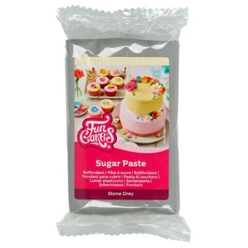 Fondant Funcakes - Gris Piedra 250 G