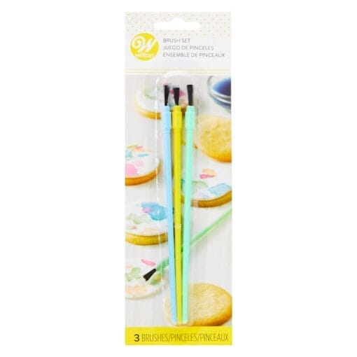 Set 3 Pinceles Para Decorar Wilton