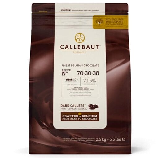 Callets De Chocolate Extra Negro (70,5%) Callebaut - 2,5 Kg - Imagen 3