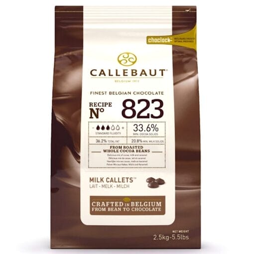 Callets De Chocolate Con Leche Callebaut 2,5 Kg