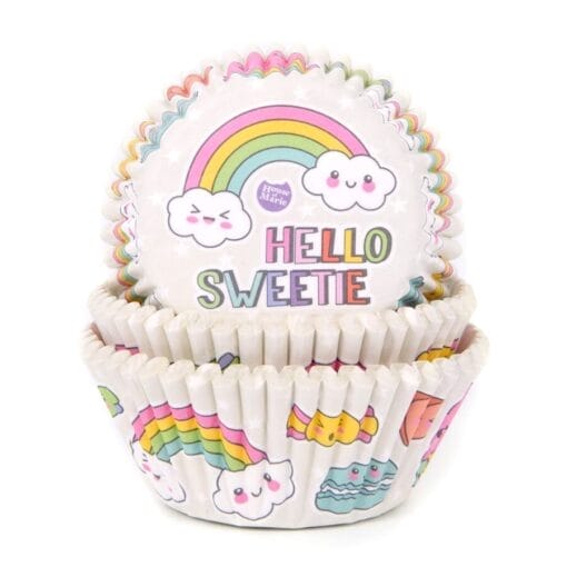Capsulas Cupcake "house Of Marie" - Arcoiris