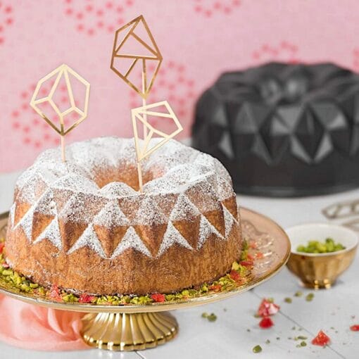 Molde De Aluminio Fundido Kaiser - "bundt Geometric" 25 Cm - Imagen 3