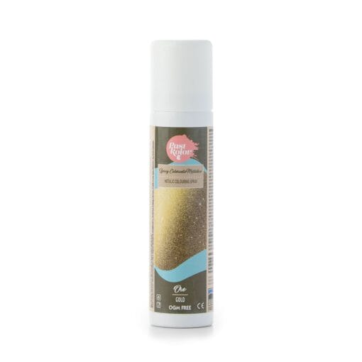 Spray Metalico Comestible - Oro Brillante (75 Ml) - Imagen 2