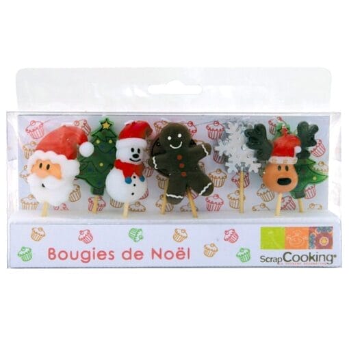 Set Velas Scrapcooking - Navidad