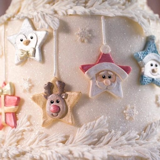 Molde Silicona Karen Davies - Estrellas De Navidad - Imagen 3