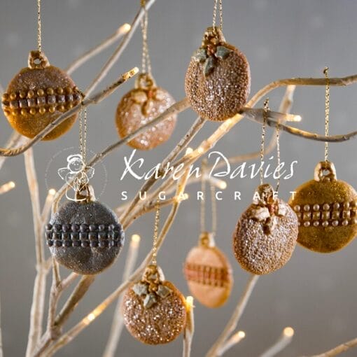 Molde Silicona Karen Davies - Bolas De Navidad - Imagen 2