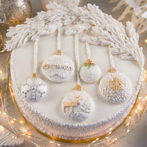 Molde Silicona Karen Davies - Bolas De Navidad - Imagen 3