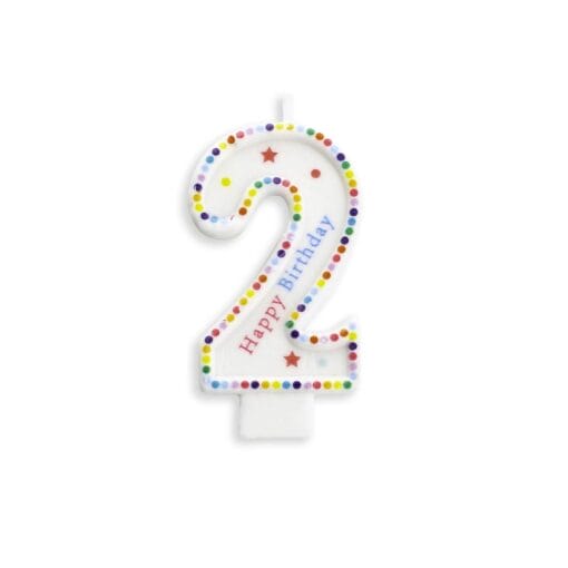 Vela CumpleaÑos "happy Birthday" - Numero 2
