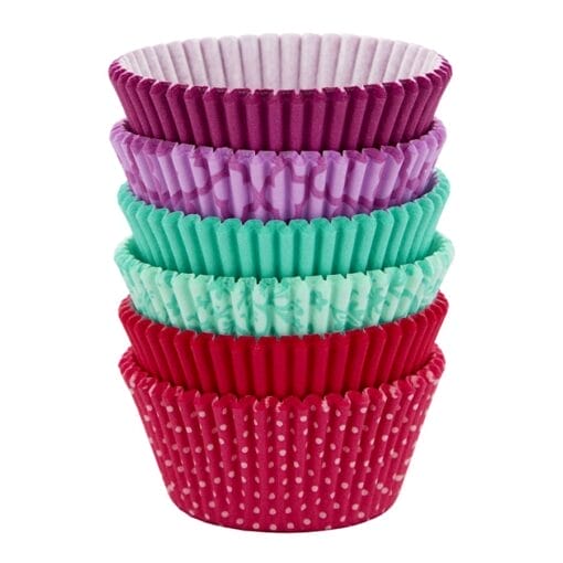 Set Capsulas Cupcake Wilton - Rosas / Turquesas / Purpuras - Imagen 2
