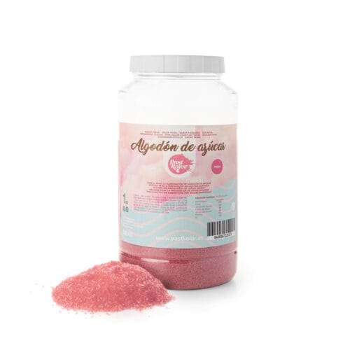 Algodon De Azucar Rosa 1 Kg - Sabor Fresa