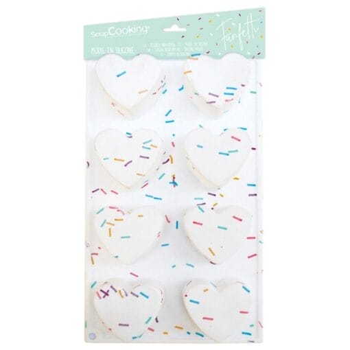 Molde Silicona "funfetti" Scrapcooking - Corazones