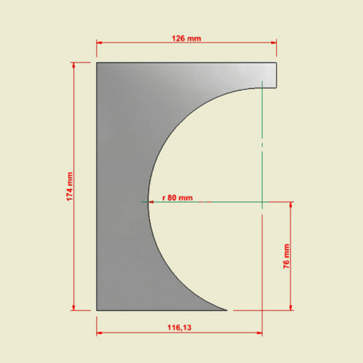 Scraper Alisador De Acero - Esferico N2 - Imagen 2