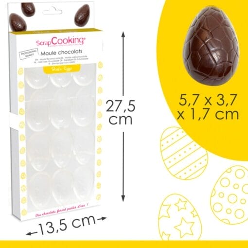 Molde Para Chocolate Scrapcooking - Huevos - Imagen 3