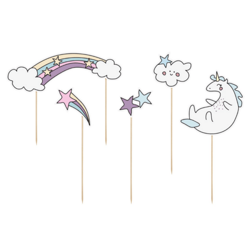 Topper Para Tarta Partydeco - Unicornio - Imagen 2