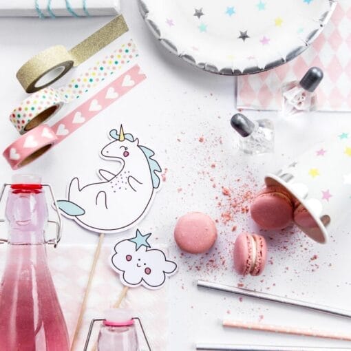 Topper Para Tarta Partydeco - Unicornio - Imagen 2
