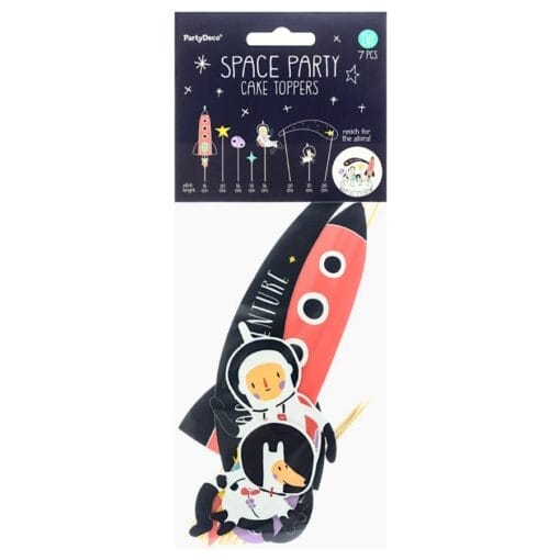 Topper Para Tarta Partydeco - Aventura Espacial - Imagen 3