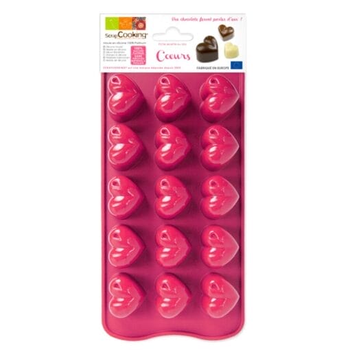 Molde Silicona Para Chocolate Scrapcooking - Corazones