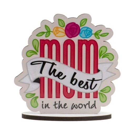 Topper Para Tarta Dekora - "the Best Mom In The World"