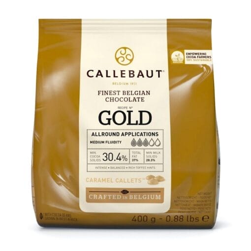 [p. Caduc.] Callets De Chocolate Caramelizado Gold Callebaut - 400 G