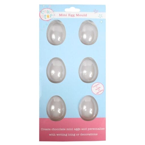 Molde 6 Mini Huevos Cake Star