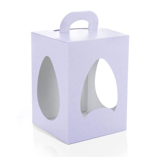 Caja Para Huevo De Pascua Lila - 22 Cm (750 G)