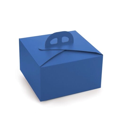 Caja Para Tarta Azul "tokio" - 40 Cm