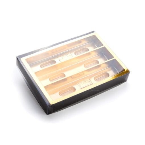 Caja Con Tapa Transparente "denver" - 18 Bombones