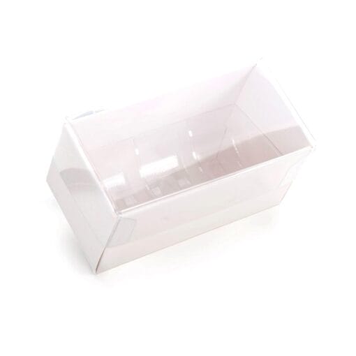 Caja Con Tapa Transparente "nairobi" - 3 Macarons