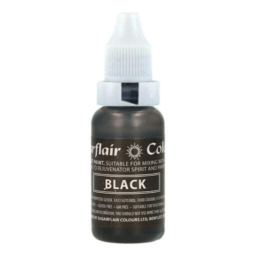 Colorante Liquido Sugarflair - Black / Negro (14 Ml)