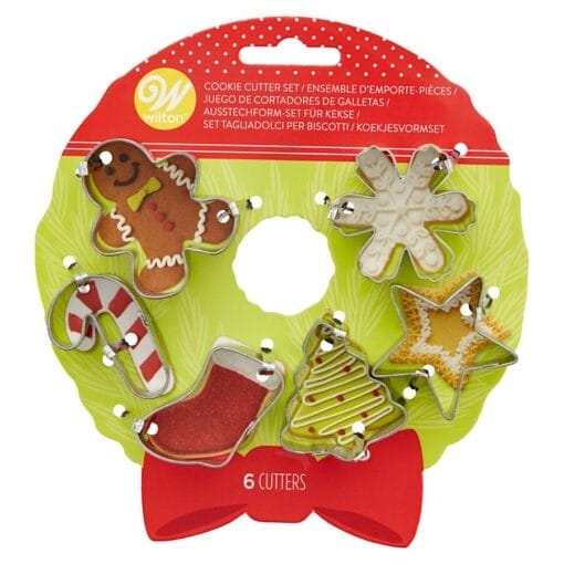 Set Mini Cortadores Wilton - Galletas NavideÑas (corona)