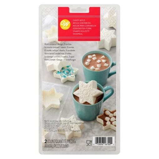 Molde Para Chocolate (3d) Wilton - Copo De Nieve