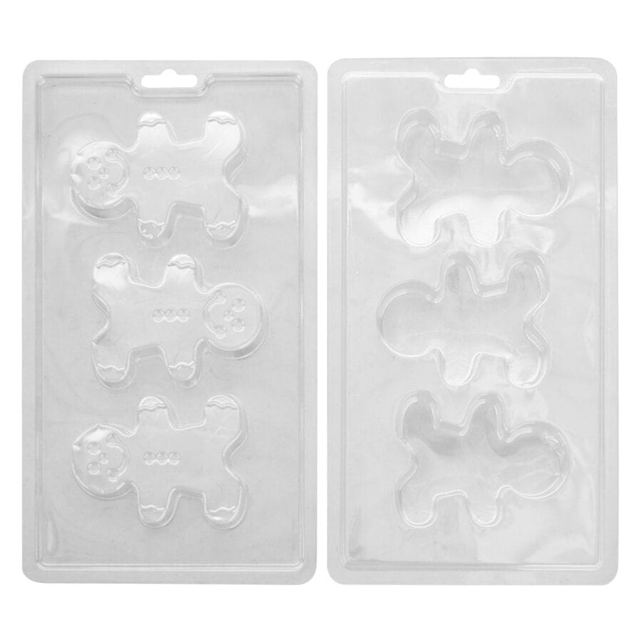 Molde Para Chocolate (3d) Wilton - MuÑeco De Jengibre - Imagen 2