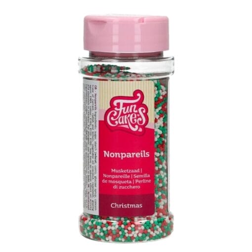 Perlas De Azucar (nonpareils) Funcakes - Navidad 80 G - Imagen 2