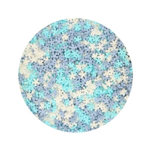 Sprinkles Funcakes - Mini Copos De Nieve (azul Y Blanco) 50 G