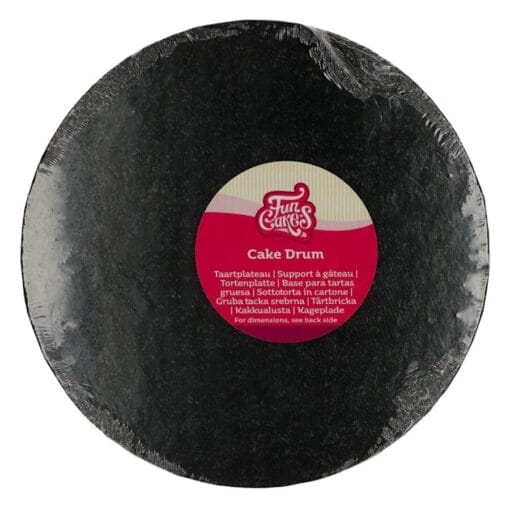 Cake Drum Redondo Negro (funcakes) - 30 Cm Ø
