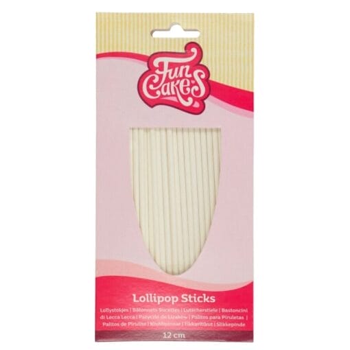 Palitos Para Piruletas Funcakes - 12 Cm