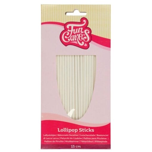Palitos Para Piruletas Funcakes - 15 Cm