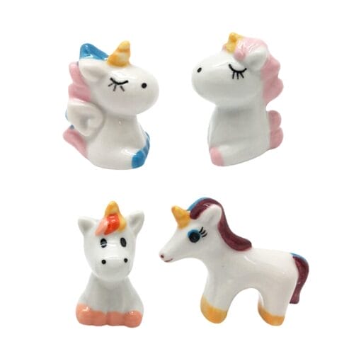 Figuras Ceramica Para Roscon De Reyes - Unicornio 3d - Imagen 2