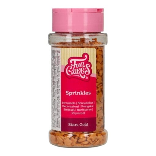Sprinkles Funcakes - Estrellas Oro (60 G) - Imagen 2